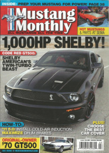 MUSTANG MONTHLY 2011 MAR - 1000hp CODE RED, '68 390GT, '70 GT500